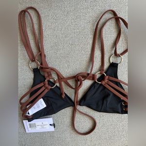 WeWoreWhat Strappy O Ring Bikini Top